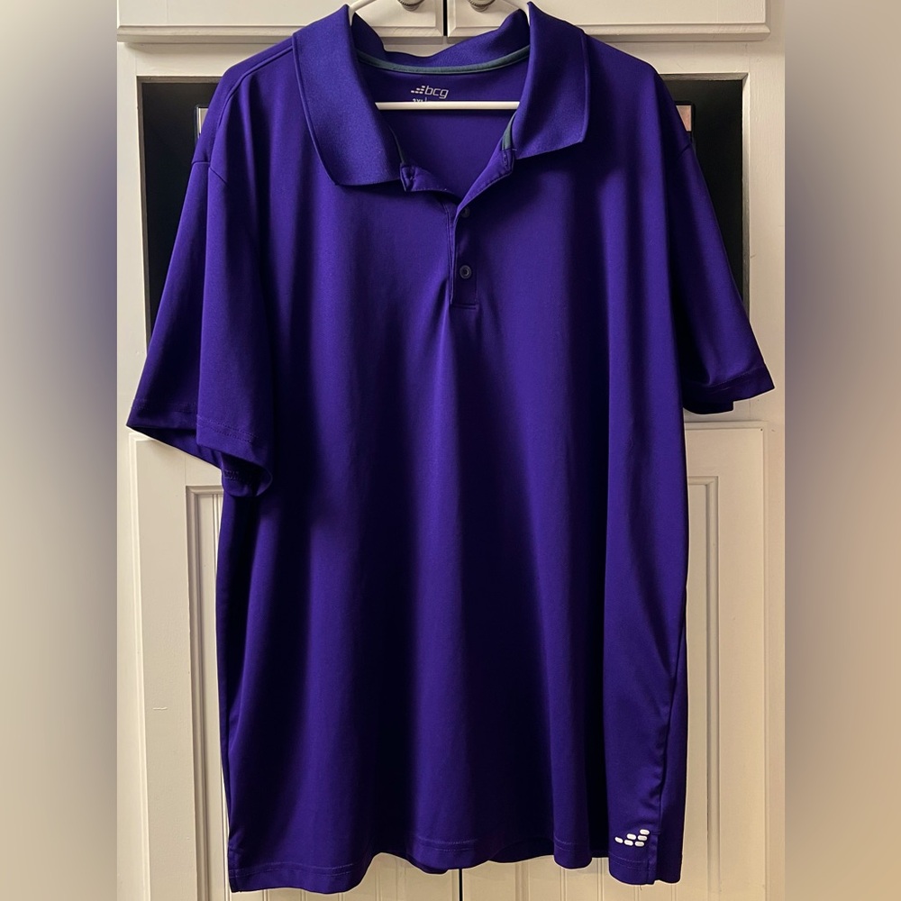 BCG Men's Purple Polo Shirt